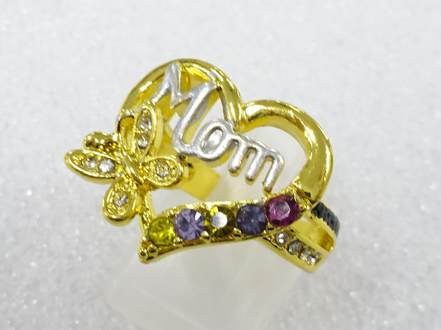 COLORED STONE FASHION RING / JP SIZE 14